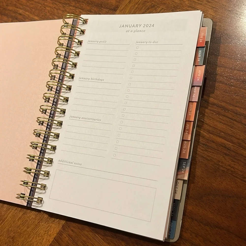 NEW FRINGE 2024 AGENDA AND PLANNER - LET JOY IN AGAIN AND AGAIN!